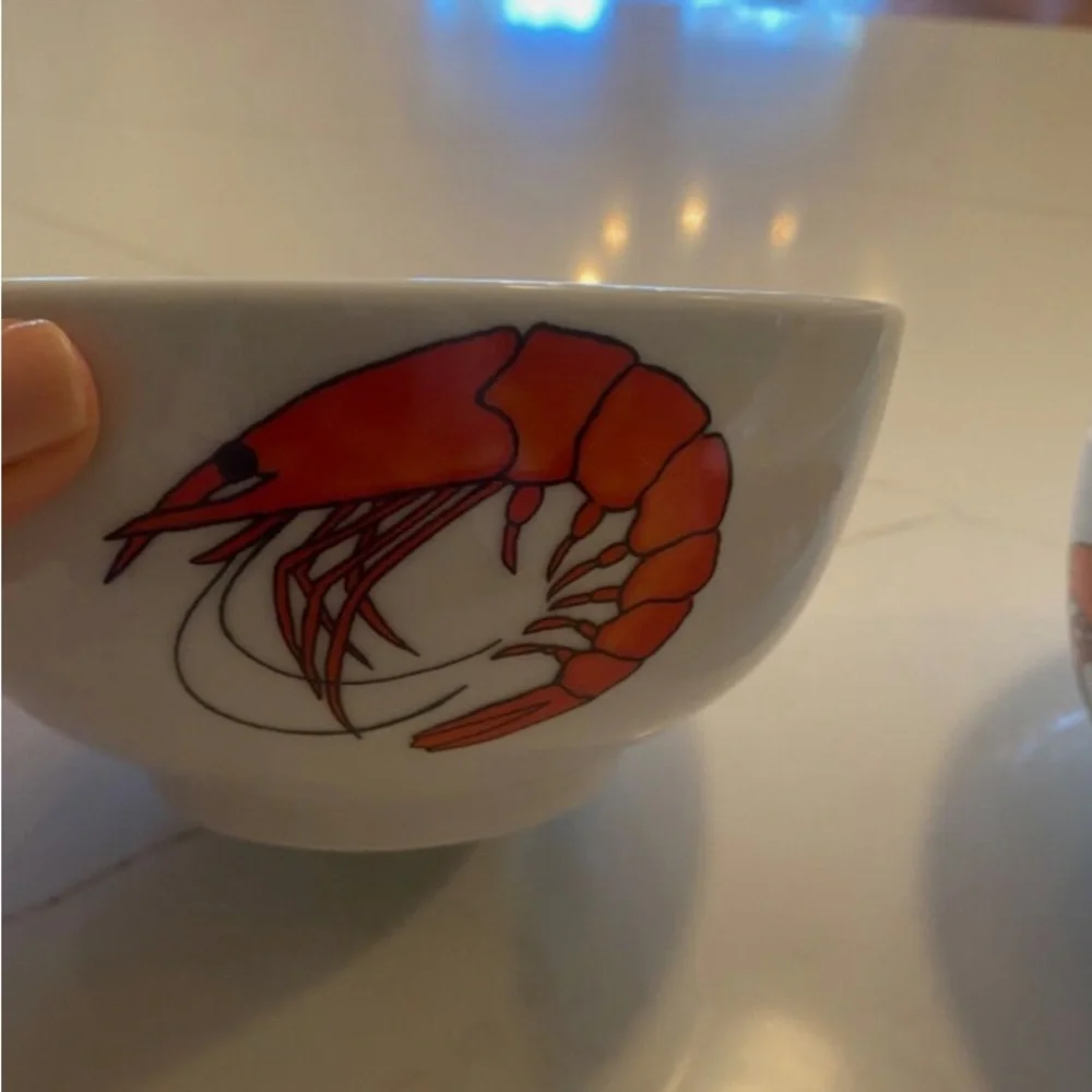 BIA Cordon Bleu Lobster El Mar Mussel Bowl Set Serving and Rice Soup Bowls